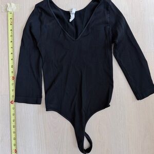 Nikibiki Black Ribbed bodysuit Tank